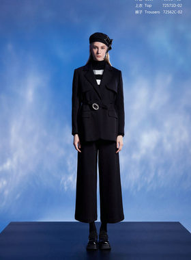 CANDACE 洪*女 秋冬 新款 女装 72561A 时尚 百搭 显瘦 外套 2780