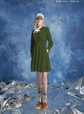 CANDACE 洪*女 秋冬 新款 女装 72880E 时尚修身显瘦 连衣裙 2480