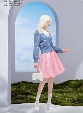 CANDACE 洪*女 秋冬 新款 女装 82571D 休闲 百搭 针织外套 1980