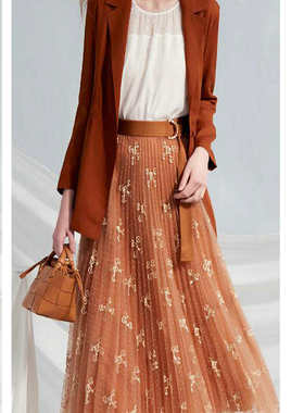 CANDACE 洪*女 春夏 专柜 女装 72252B 休闲 百搭  半身裙 2880