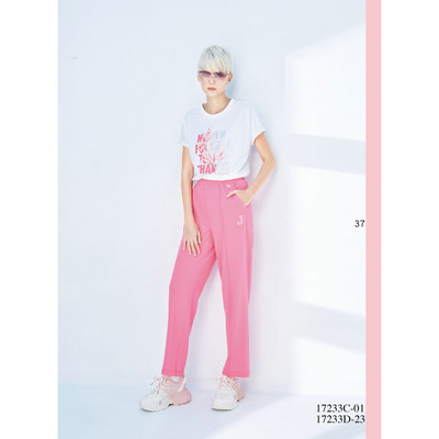 可议价 台湾女装 J景 春夏新款  17233D 百搭 显瘦 休闲裤子 1180