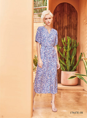 可议价 台湾女装 J景 春夏 新款 17647E 显瘦 气质 连衣裙  2980