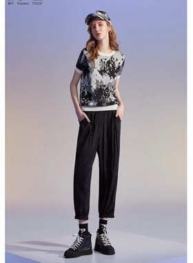 CANDACE 洪*女 春夏 专柜 女装 72061D休闲 百搭 针织 上衣 1380