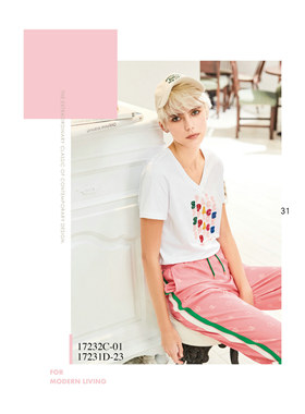 台湾女装 J景 春夏 新款 可议价 17232C 百搭显瘦休闲T恤  1180