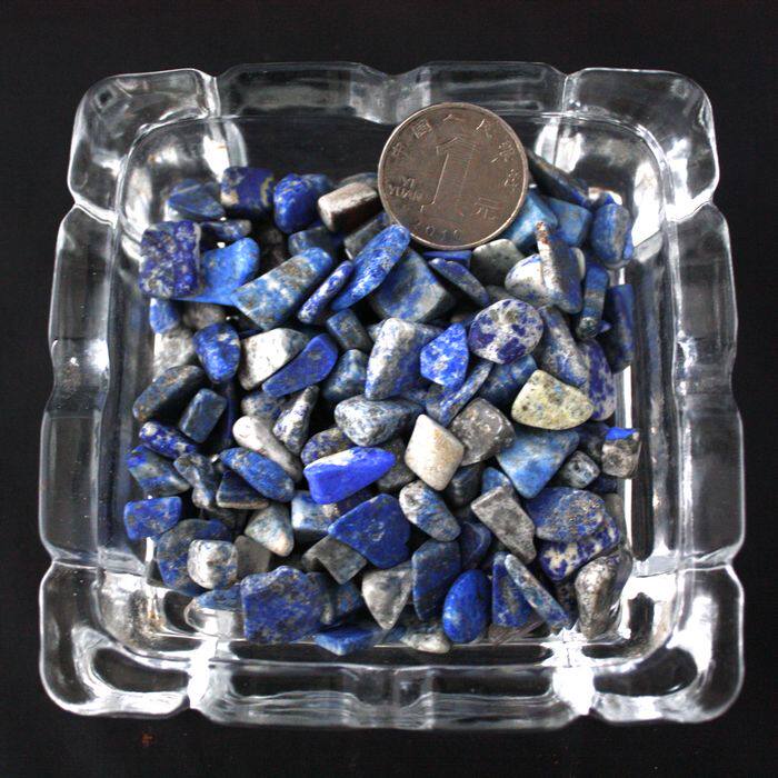 天然青金石碎石水晶碎石枕头鱼缸石花盆石装饰石diy材料装饰石头