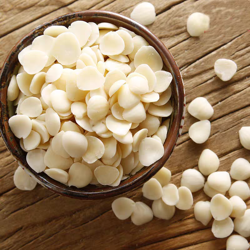 原味纯南杏仁500g去皮光中杏生甜杏仁片干茶烘焙打豆浆北杏中药材