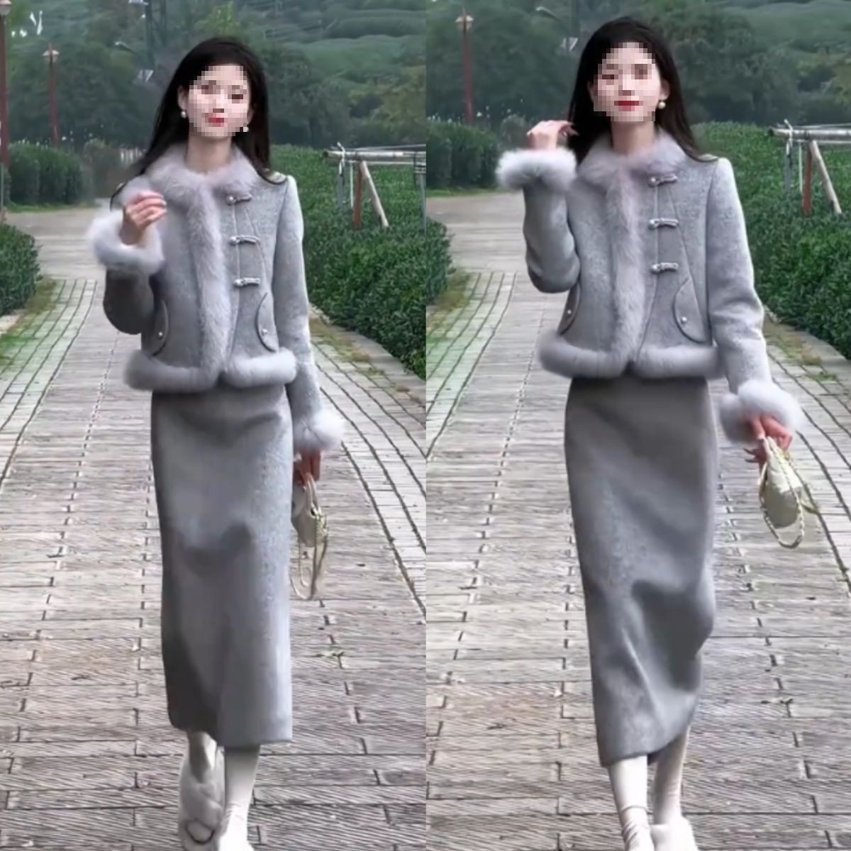 新款外套时尚半身裙气质香风两件套套装超仙公主,女装/女士精品,休闲运动套装,淘宝优惠券,粉丝福利购,淘宝优惠卷