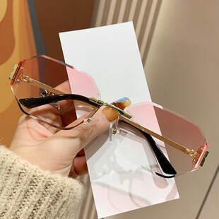 保罗雷朋官网大牌同款 金属太阳镜高档潮流小框太阳眼镜男女士无框