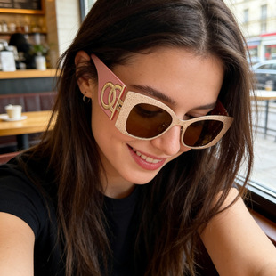 保罗雷朋官网Y2K跨境太阳镜高级感G家欧美风大框墨镜潮流时尚个性