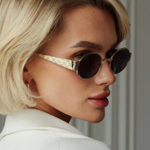 保罗雷朋官网新款G家金属椭圆墨镜时尚派对走秀太阳眼镜欧美辣妹