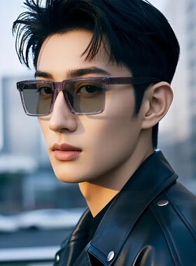 保罗雷朋官网抖音2025爆款日夜两用感光变色太阳镜防紫外线防蓝光