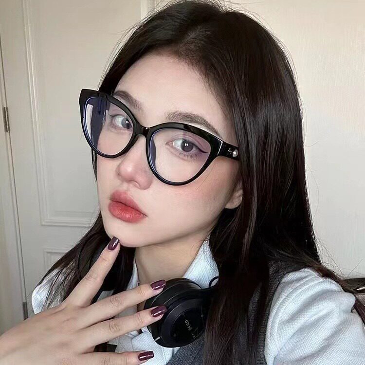 保罗雷朋官网小香家复古豹纹色椭圆框眼镜架防蓝光圆脸显瘦素颜眼