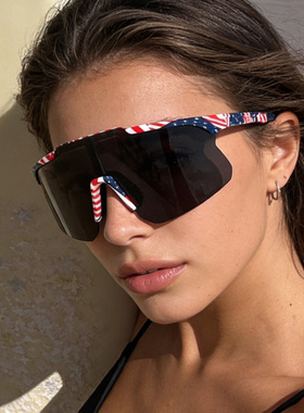 保罗雷朋官网半框户外运动太阳镜美国国旗独立日眼镜登山滑雪骑行