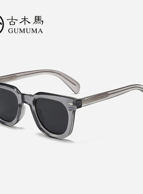 保罗雷朋官网外贸复古插针偏光太阳镜高级感圆框男士偏光墨镜简约