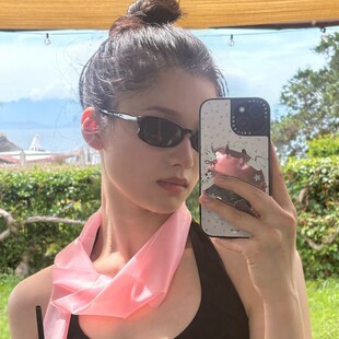 保罗雷朋官网小框蝴蝶边方形墨镜2025新款 女士高级感小脸防晒防紫