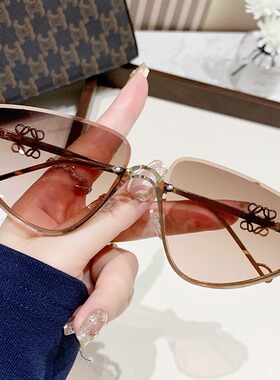 保罗雷朋官网秋季新款猫眼墨镜女高级感金属太阳镜设计感欧美风无