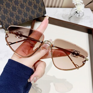 保罗雷朋官网秋季 猫眼墨镜女高级感金属太阳镜设计感欧美风无 新款