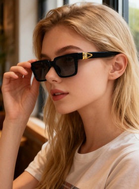 保罗雷朋官网跨境宽窄方形墨镜男士开车钓鱼太阳镜欧美潮流时尚走