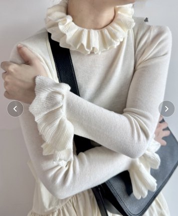 libra三色双层领针织打底 215元拍一元链接 预约款1月上旬到货