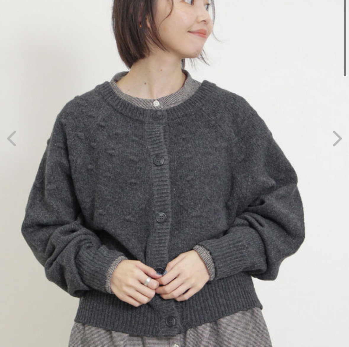 sm2炭灰色前后两穿开衫 日现1件 149元截图拍一元链接