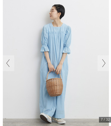 CHILD WOMAN铜氨丝连体裤 国内现货 胸围57 衣长138