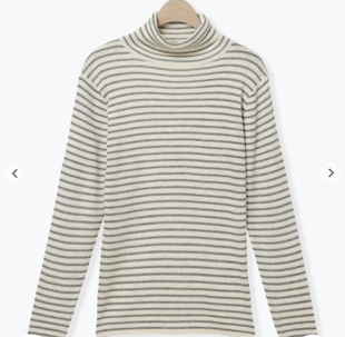 截图拍一元 149元 链接 日现1件 sm2灰色条纹高领打底