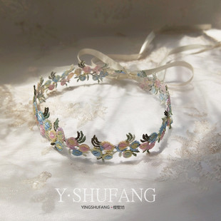 【店庆回馈】韩国超仙樱桃蕾丝系带choker颈带项链网红项圈锁骨链