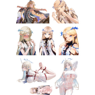 鸣潮卡提希娅周边游戏二次元动漫笔记本电脑手机行李箱旅行箱贴纸