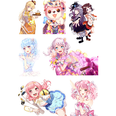 少女乐团派对BanGDream贴纸