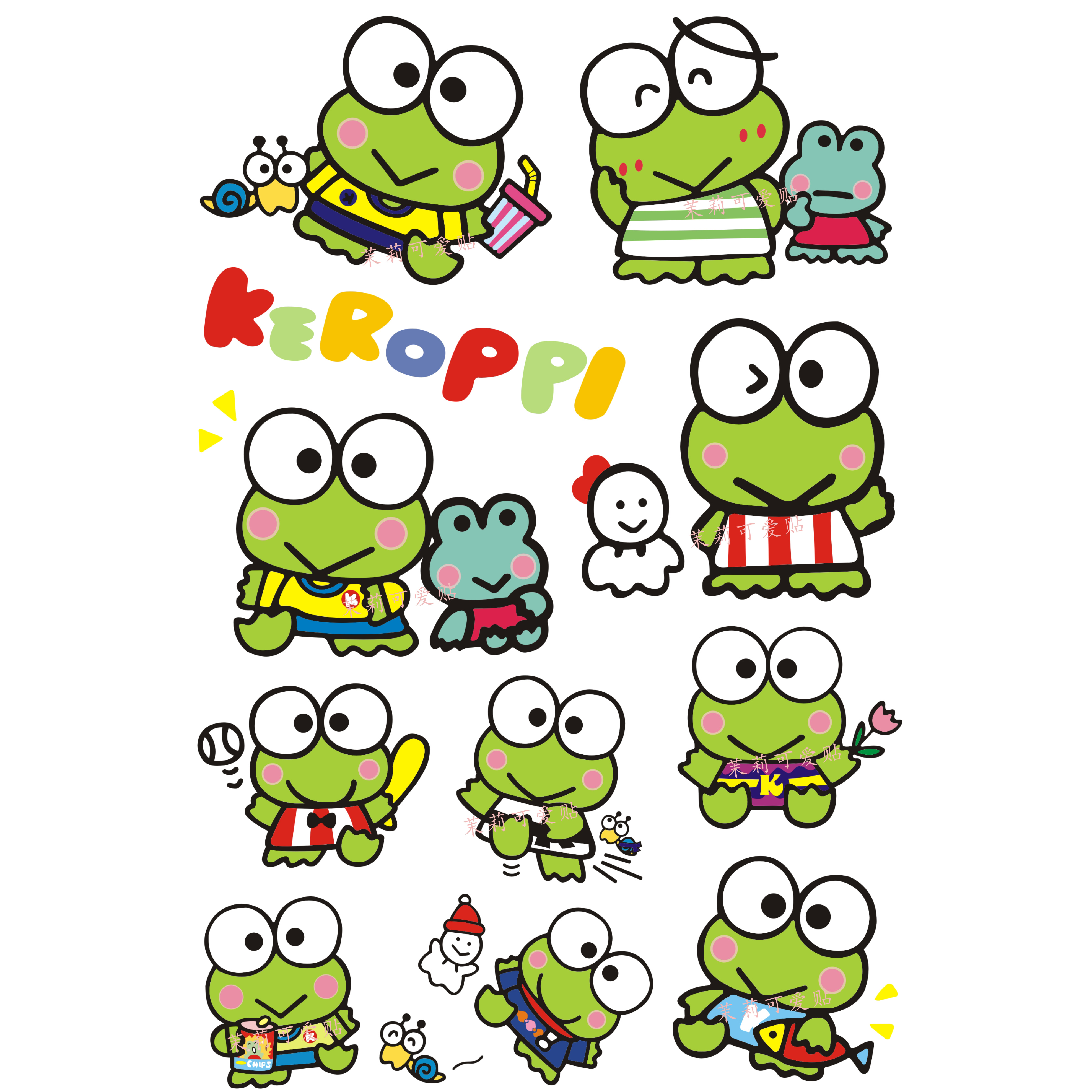 三丽鸥可洛比笔记本电脑手机贴纸