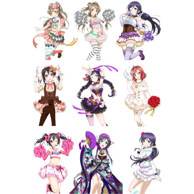 lovelive南小鸟妮可旅行箱贴纸