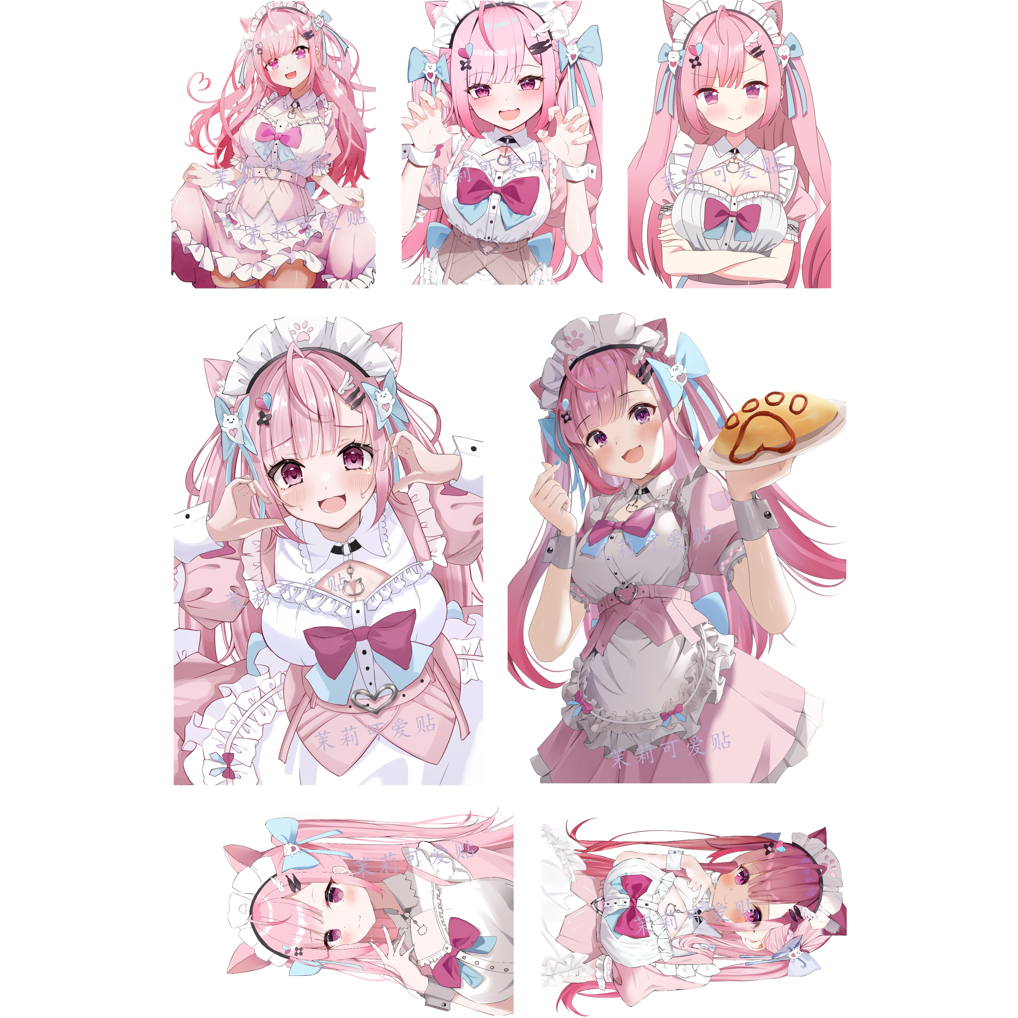 虚拟vtuber结城凑阿库娅贴纸