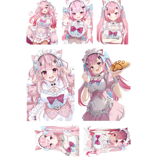 虚拟vtuber结城凑阿库娅贴纸