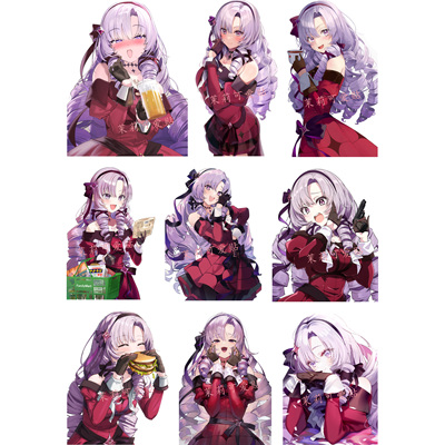 壹百满天原莎乐美电脑行李箱贴纸