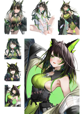 明日方舟Mon3tr凯尔希M3周边游戏二次元笔记本电脑手机行李箱贴纸