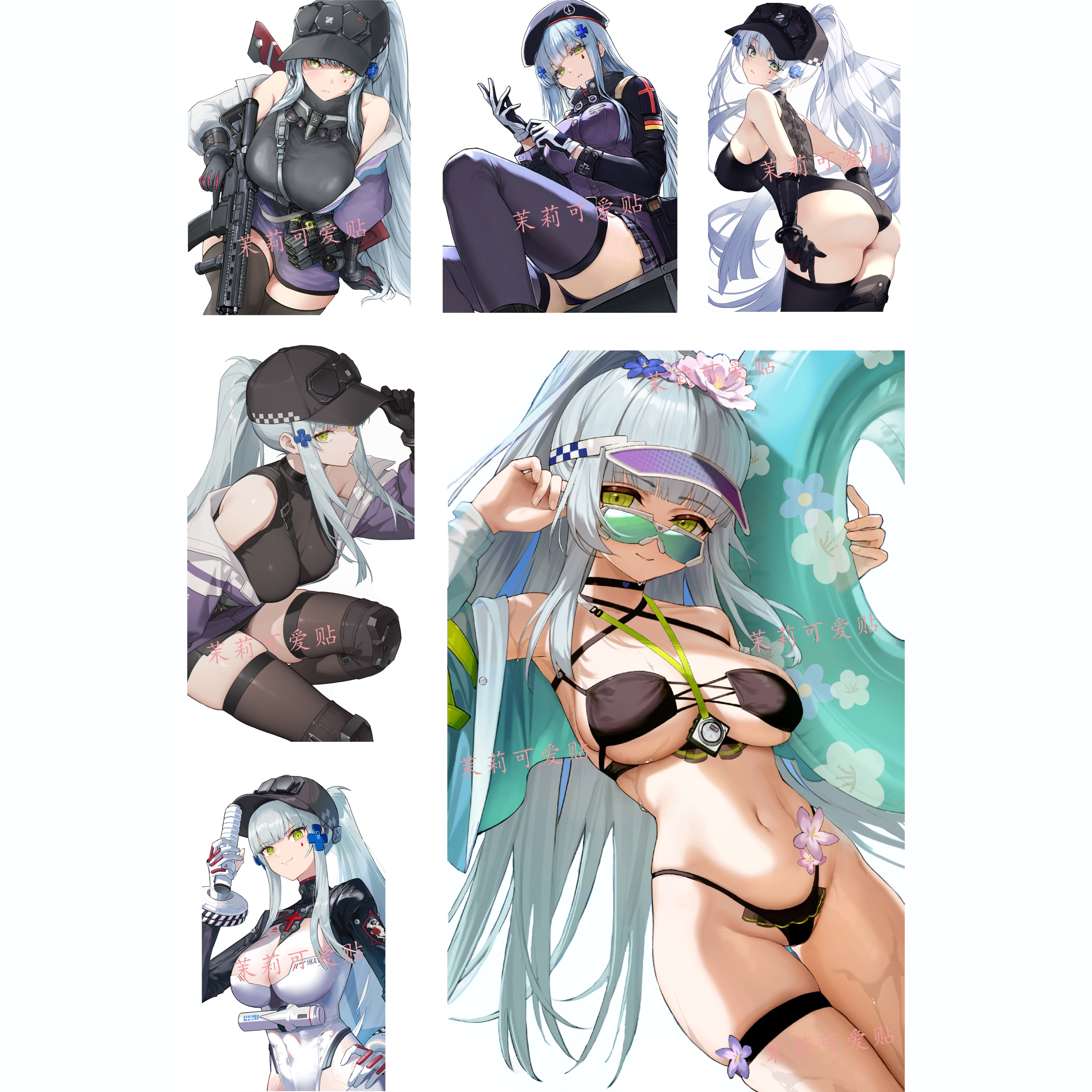 少女前线HK416笔记本行李箱贴纸