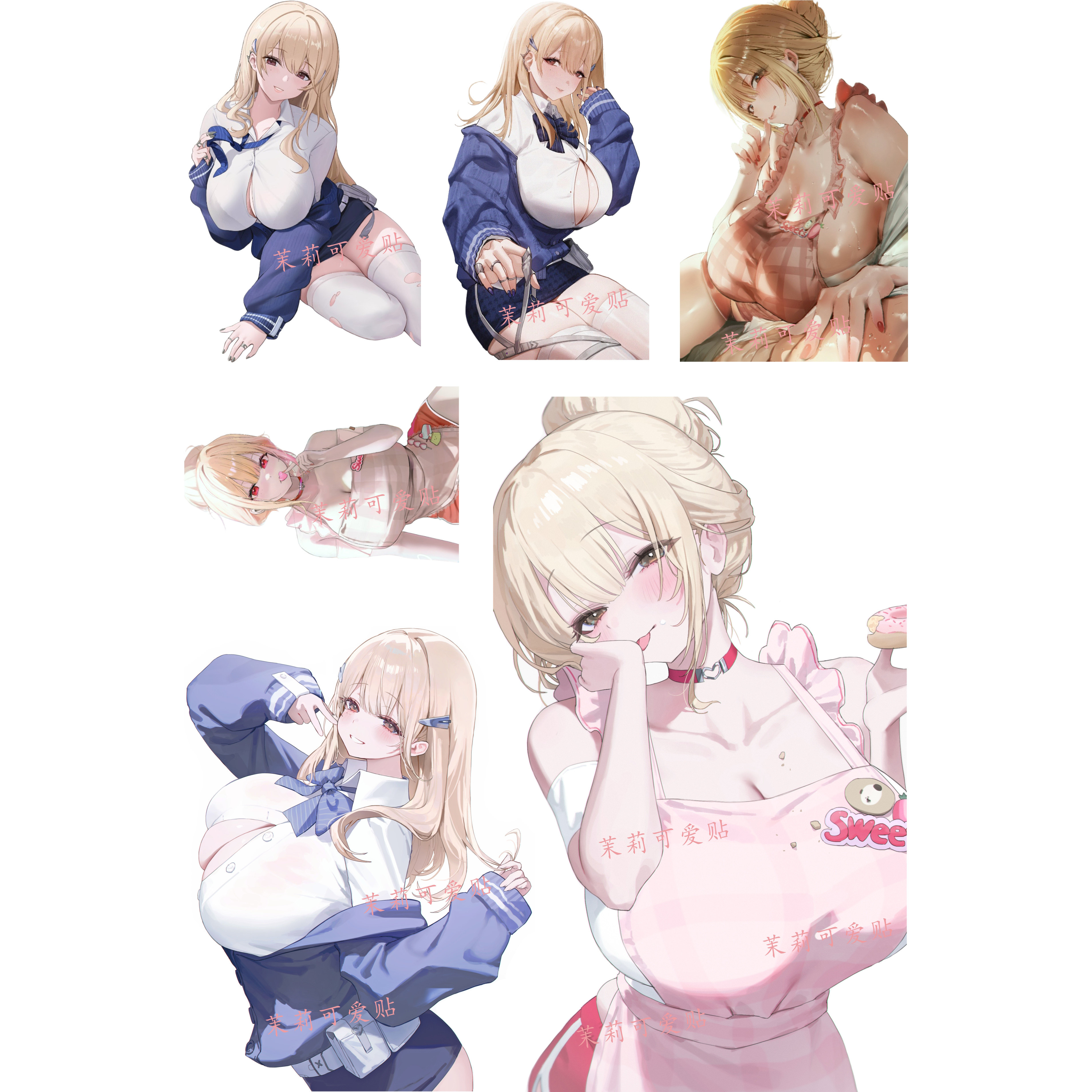 NIKKE胜利女神妮姬蒂亚周边游戏二次元笔记本电脑手机行李箱贴纸,3C数码配件,笔记本个性小贴纸,淘宝优惠券,粉丝福利购,淘宝优惠卷