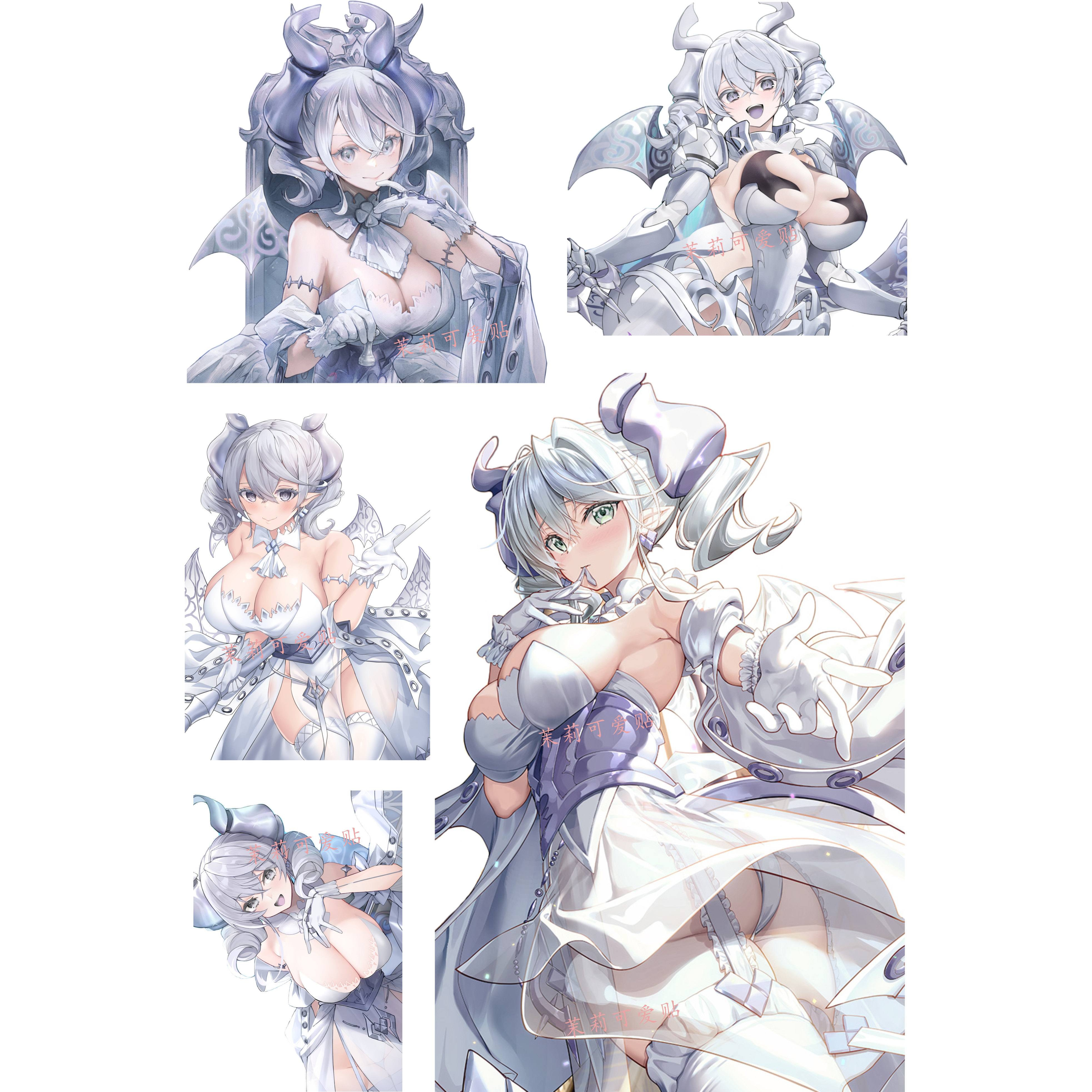 游戏王白银之城的拉比林斯笔记本电脑手机女仆行李箱旅行箱贴纸