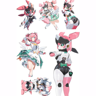 绝区零爱芮妄想天使周边游戏二次元笔记本电脑手机行李旅行箱贴纸