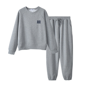 女士 春季 女春秋圆领插肩卫衣卫裤 纯棉2025新款 运动裤 休闲运动套装