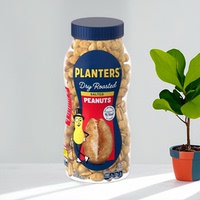 (1香港进口顺丰)绅士牌干焗花生453g美国休闲代式货版购PLANTERS