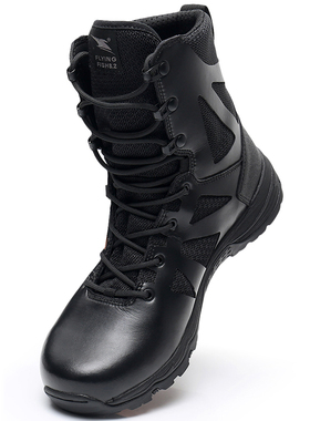 春秋季新式君洛克D19802飞鱼超轻作战靴男女战术靴透气特战陆战鞋