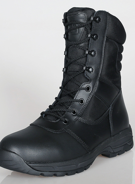 春秋君洛克D13808作战靴男户外高帮黑色轻便战术靴