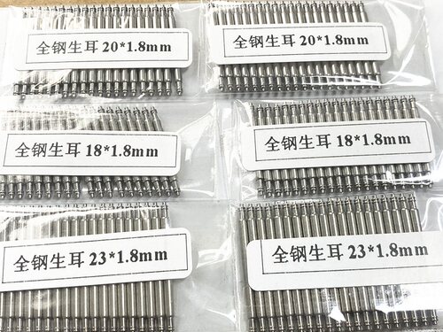 1.8mm粗手表配件全钢生耳
