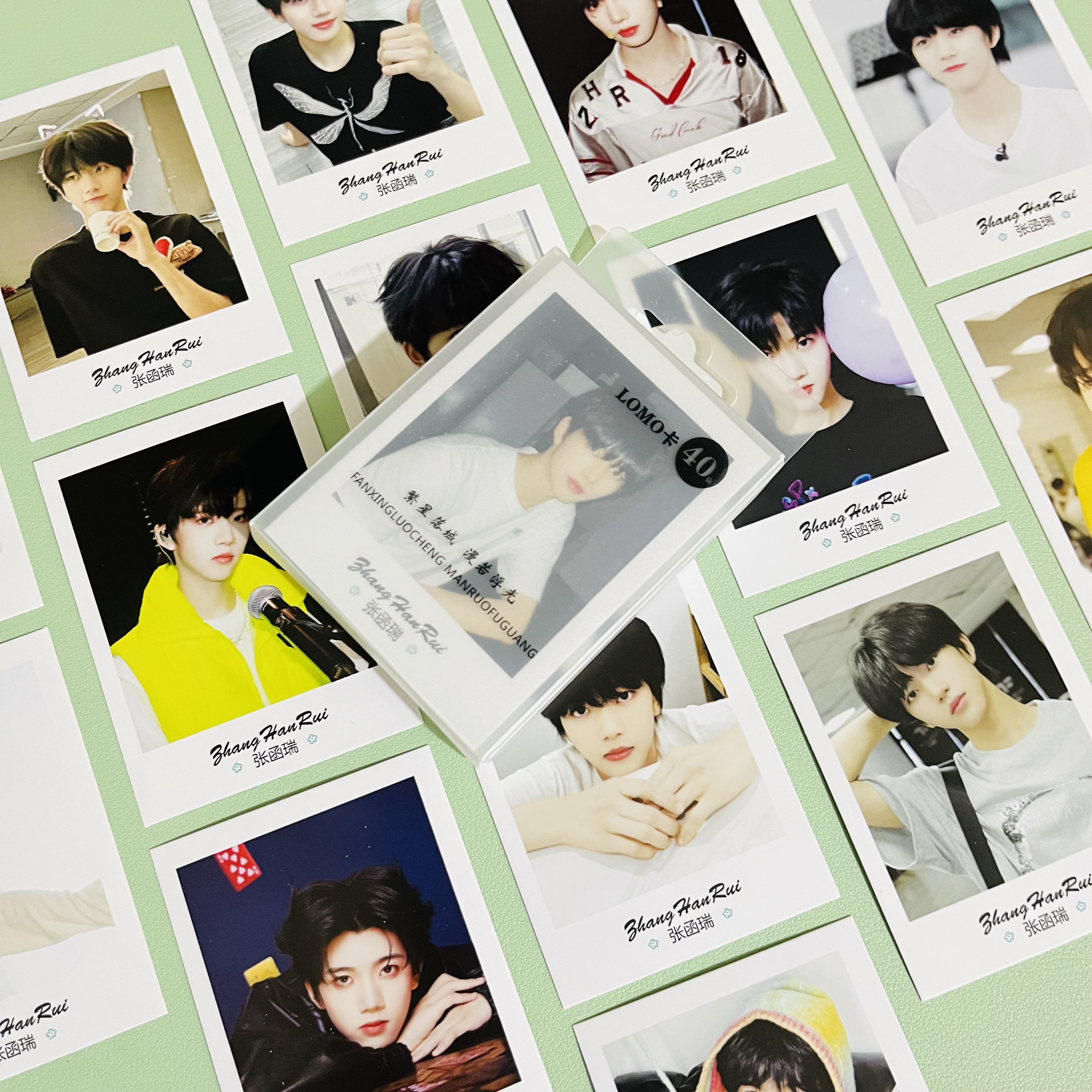 张函瑞新款lomo卡TF家族四代明星周边高清写真照片留言小卡片贺卡