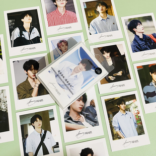 周翊然新款lomo卡明星周边亲笔签名高清写真照片拍立得留言小卡片