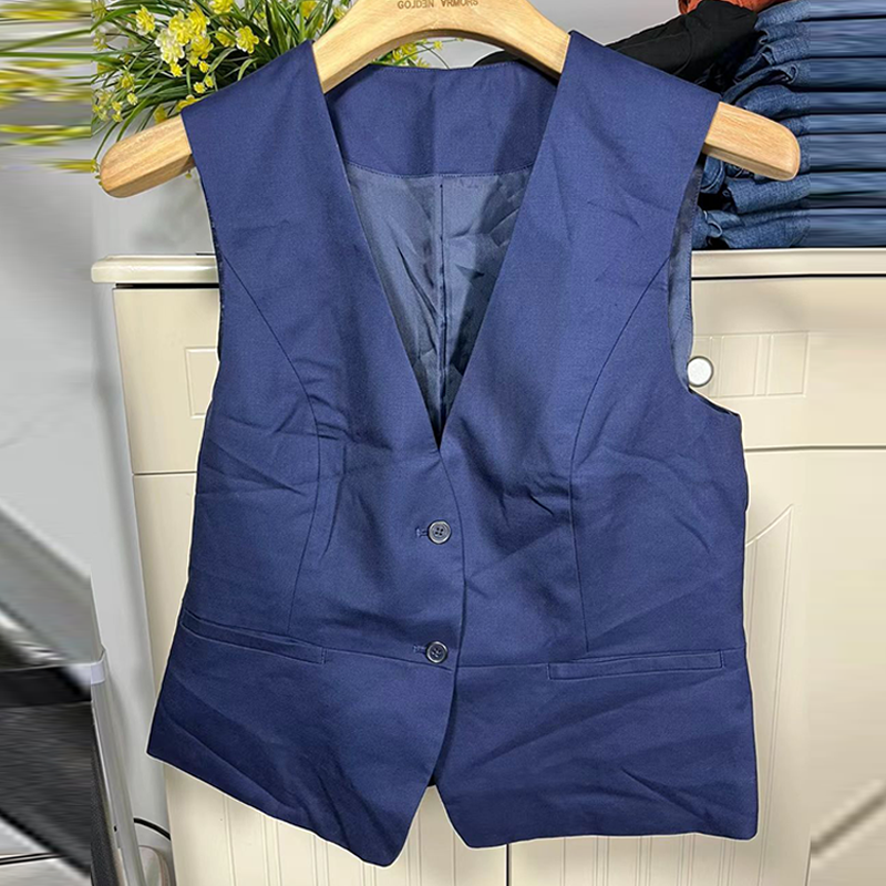 新中国联通工作服夏装帅气马甲男女员商务工制服潮流