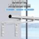 加厚不锈钢窗外晾衣架晾衣杆阳台三角支架固定式 晾衣三角支架阳台