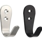 免打孔不锈钢挂钩门后玄关浴室卫生间收纳衣钩单钩厨房衣帽钩壁挂