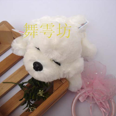 可爱的安睡眯眼狗狗多尺寸公仔